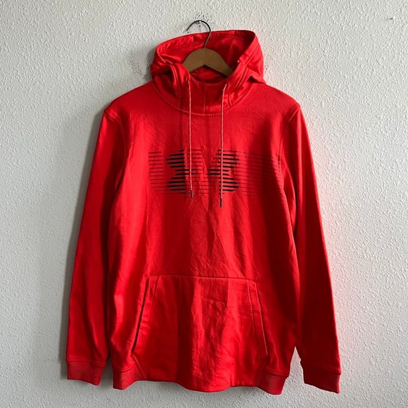 Under Armour Men's Fleece Spectrum Pro Orange Hoodie Jacket Size M - Picture 2 of 9